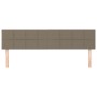 Testiera 2 pz Tortora 90x5x78/88 cm in Tessuto