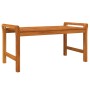 Set Salotto da Giardino 5 pz con Cuscini Legno Massello Acacia