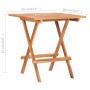 Set da Bistrot 3 pz con Cuscini Talpa in Legno Massello di Teak