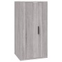 Set Mobili Porta TV 3 pz Grigio Sonoma in Legno Multistrato