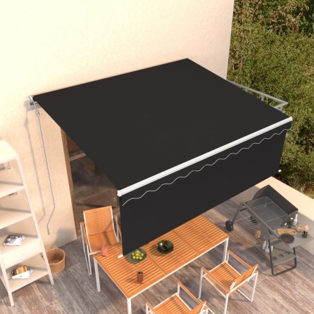 Tenda Sole Retrattile Automatica con Parasole 4,5x3m Antracite