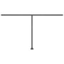 Tenda da Sole Retrattile Manuale LED 450x350 cm Arancio Marrone