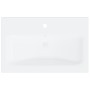 Set Mobili da Bagno Bianco Lucido in Truciolato