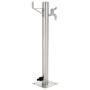 Fontanella a Colonna in Acciaio Inossidabile Rotonda 65 cm