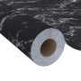 Pellicola Autoadesiva per Mobili Nero Pietra 500x90 cm in PVC