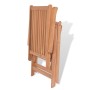 Sedie Reclinabili da Giardino 2 pz in Legno Massello di Teak