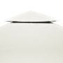 Telo di Ricambio per Gazebo 310g/m² Bianco Crema 3x4m