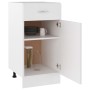 Armadio Inferiore Cassetto Bianco 40x46x81,5 Legno Multistrato