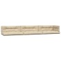 Cuscini per Pallet 7 pz Beige in Tessuto