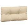 Cuscini per Pallet 7 pz Beige in Tessuto