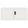 Armadio Classificatore Bianco 90x40x180 cm in Acciaio