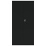 Armadio Classificatore Nero 90x40x220 cm in Acciaio