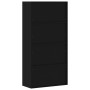 Armadio Classificatore Nero 90x40x220 cm in Acciaio