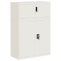 Armadio Classificatore Bianco 90x40x130 cm in Acciaio