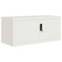 Armadio Classificatore Bianco 90x40x130 cm in Acciaio