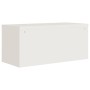 Armadio Classificatore Bianco 90x40x130 cm in Acciaio