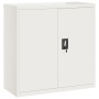 Armadio Classificatore Bianco 90x40x130 cm in Acciaio