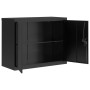 Armadio Classificatore Nero 90x40x70 cm in Acciaio