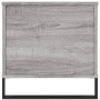 Tavolino Salotto Grigio Sonoma 90x44,5x45 cm Legno Multistrato