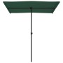 Ombrellone da Esterni con Palo in Alluminio 180x110cm Verde