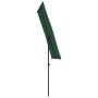 Ombrellone da Esterni con Palo in Alluminio 180x110cm Verde