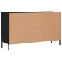 Credenza Nera 100x36x60 cm in Legno Multistrato