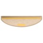 Tappeti Adesivi Scale Aspetto Sisal 15 pz 65x21x4cm Beige Scuro