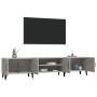 Mobile Porta TV Grigio Cemento 180x31,5x40 cm Legno Multistrato