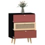 Credenza con Cassetti 60x30x75 cm in Legno Multistrato