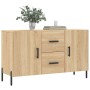 Credenza Rovere Sonoma 100x36x60 cm in Legno Multistrato