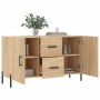 Credenza Rovere Sonoma 100x36x60 cm in Legno Multistrato