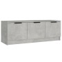 Mobile Porta TV Grigio Cemento 102x35x36,5 cm Legno Multistrato