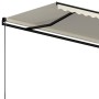 Tenda da Sole Retrattile Manuale 400x350 cm Crema