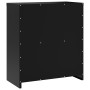 Armadio Classificatore Nero 79x40x90 cm in Acciaio