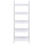 Scaffale Libri 5 Ripiani Bianco 60x27,6x158,5 Legno Multistrato