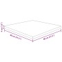 Piano Tavolo Quadrato 80x80x4 cm Massello Rovere Non Trattato