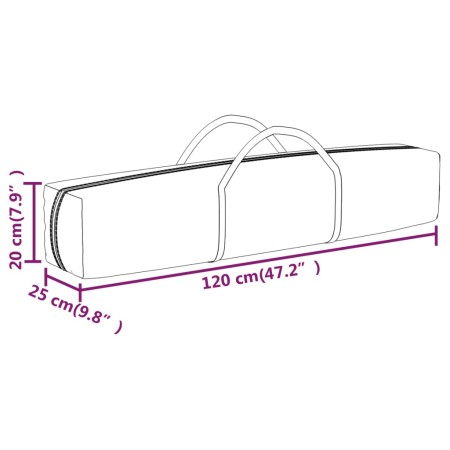 Tenda per Feste Pieghevole con Pareti Laterali Blu 2x2 m