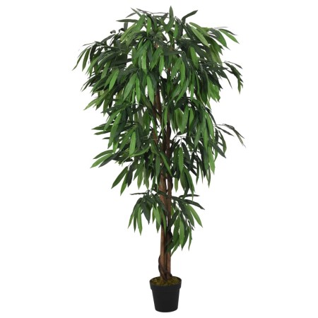 Albero Mango Artificiale 600 Foglie 150 cm Verde