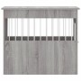 Gabbia Cani da Arredamento Grigio Sonoma 55x80x68cm Multistrato