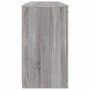 Credenza con Luci LED Grigio Sonoma 163x37x67 cm