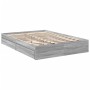 Giroletto Cassetti Grigio Sonoma 140x190 cm Legno Multistrato