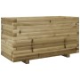 Fioriera da Giardino 90x40x49,5 cm in Legno di Pino Impregnato