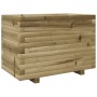 Fioriera da Giardino 70x40x49,5 cm in Legno di Pino Impregnato