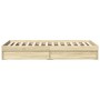 Giroletto Cassetti Rovere Sonoma 90x190 cm Legno Multistrato