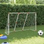 Porte Calcio Bambini con Palloni 2 in 1 Bianche 184x64x124 cm