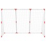 Porte Calcio Bambini con Palloni 2 in 1 Bianche 184x64x124 cm