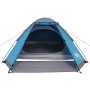 Tenda da Campeggio a Cupola per 2 Persone Blu Impermeabile