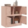 Credenza Rosa 67x39x73 cm in Acciaio