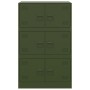 Credenza Verde Oliva 67x39x107 cm in Acciaio
