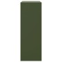Credenza Verde Oliva 67x39x107 cm in Acciaio